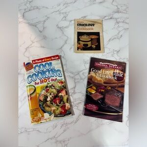 Lot of 3 Cookbooks